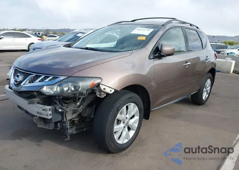 2014 Nissan Murano S z USA, uszkodzony, nr VIN JN8AZ1MU8EW414942